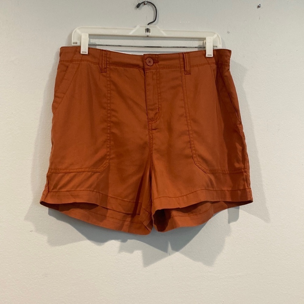 Women’s Rust Orange Casual Shorts